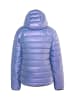 myMo Glänzende Steppjacke in VIOLETT