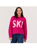 Krimson Klover Alpaka-Strickpullover Ski Sweater in magenta