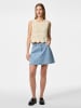 Pieces Jeansrock in Light Blue Denim