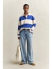 Gant Sweatshirt in blau beige - 0001