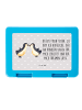 Mr. & Mrs. Panda Bento Box Pinguin Liebe mit Spruch in Grau Pastell