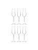 Butlers Champagnerflöte SANTÉ 6er-Set in Durchsichtig
