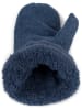 styleBREAKER Strick Fausthandschuhe in Jeansblau