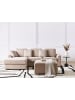 Beliani 2-tlg 4-Sitzer Sofa KOHLO in Beige/Schwarz