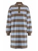 Hessnatur Sweat Kleid Streifen Relaxed in camel
