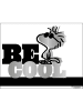 Geda Labels Trinkflasche Peanuts Be Cool in Schwarz - 500ml