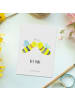 Mr. & Mrs. Panda Postkarte Biene Liebe mit Spruch in Weiß