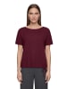 Betty Barclay Blusenshirt mit Tunnelzug in Maroon Banner