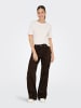 ONLY Jeans mit weitem Bein in Chicory Coffee