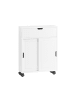SoBuy Toilettenrollenschrank in Reinweiß - (W) 68 x (H) 68 x (L) 52 cm