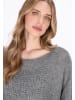 DreiMaster Vintage Women Sweater in grey melange