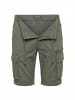 KOROSHI Herren cargo baumwollshorts in khaki