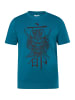Men Plus Kurzarm T-Shirt in lagunen grün