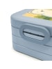 Mr. & Mrs. Panda Lunchbox Eisbär Faul Design mit Spruch in Blau Pastell