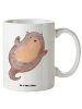 Mr. & Mrs. Panda Tasse Otter Umarmen ohne Spruch in Weiß