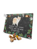 Mr. & Mrs. Panda Hunde Adventskalender Islandhund Moment mit Spruch in Kreidetafel