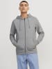 Jack & Jones Kapuzenjacke in Light Grey Melange