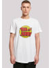 F4NT4STIC Long Cut T-Shirt Tom and Jerry TV Serie Circle in weiß