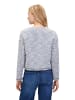 BETTY & CO Jerseyjacke langarm in Dunkelblau/Weiß