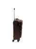 Gladiator 2000 4 Rollen Kabinentrolley 55 cm mit Dehnfalte in brown