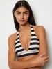 Marc O'Polo Triangel-Bikini-Top Ystad (Fine MOP Stripe) in Schwarz-Weiss