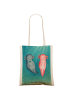 Mr. & Mrs. Panda Shopping Tasche Axolotl Liebe Design ohne Spruch in Weiß