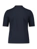 BETTY & CO Strukturshirt mit Stehkragen in Navy Blue