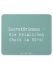 Mr. & Mrs. Panda Mousepad Spruch Sekretärin Chefin mit Spruch in Meeresbrise
