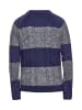 MO Strick Pullover in Marine Grau Melange