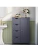 VASAGLE Badezimmerschrank Sofie in Dunkelgrau - (B)30 x (H)82 x (T)55 cm