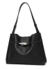 collezione alessandro Schultertasche " Milano " in schwarz