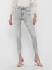 ONLY Skinny Fit Ankle Jeans ONLMILA Denim High Waist Hose in Grau