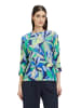 Betty Barclay Strickpullover mit Print in Green/Blue