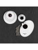 Seltmann Weiden 6er Set Espressotassen mit Untertassen Lido Black Line 90 ml in weiß