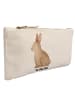 Mr. & Mrs. Panda Pouch Hase Sitzen ohne Spruch in Weiß