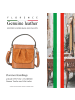 Florence Leder Umhängetasche Florence Tasche hellbraun ca. 18cm