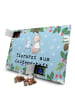 Mr. & Mrs. Panda Adventskalender Tierarzt Leidenschaft mit Spruch in Eisblau