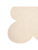 Beliani Kurzflor MALVAN in Beige - (W) 160 x (L) 230 cm