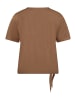 Betty Barclay Basic Shirt mit Schleifenknoten in Classic Nougat