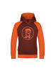 Trollkids Hoodie Stavanger in red brown
