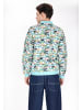 MO Men Jacket in light blue multicolor
