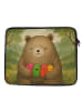 Mr. & Mrs. Panda Laptoptasche Bär Gefühl Design ohne Spruch in Weiß