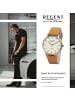 Regent Armbanduhr-Analog hellbraun mittel (ca. 39mm) Regent Lederarmband