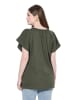 Ulla Popken Shirt in olivgrau