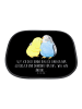 Mr. & Mrs. Panda Sonnenschutz Auto Wellensittich Liebe mit Spruch in Schwarz