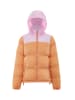 myMo Damen Wattierte Steppjacke in Aprikose Süßes Pink