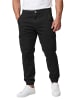 Men Plus Cargohose lang in schwarz