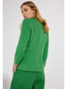 More & More taillierter, schmaler 3/4 Arm Blazer in green