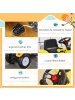 HOMCOM Trettraktor 3-jährige Kinder Gelb+Schwarz