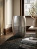 KADIMA DESIGN Couchtisch Oriental | Aluminium Gold-Look, 30cm, Handarbeit in Silber